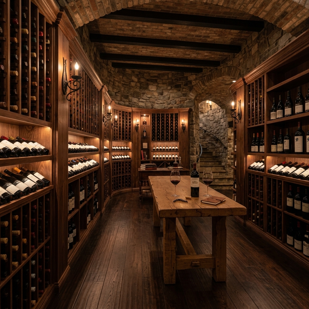 Kav ve Şarap Mahzenlerinde (Wine Cellar) Neme Dayanıklı Ahşap Kompozit